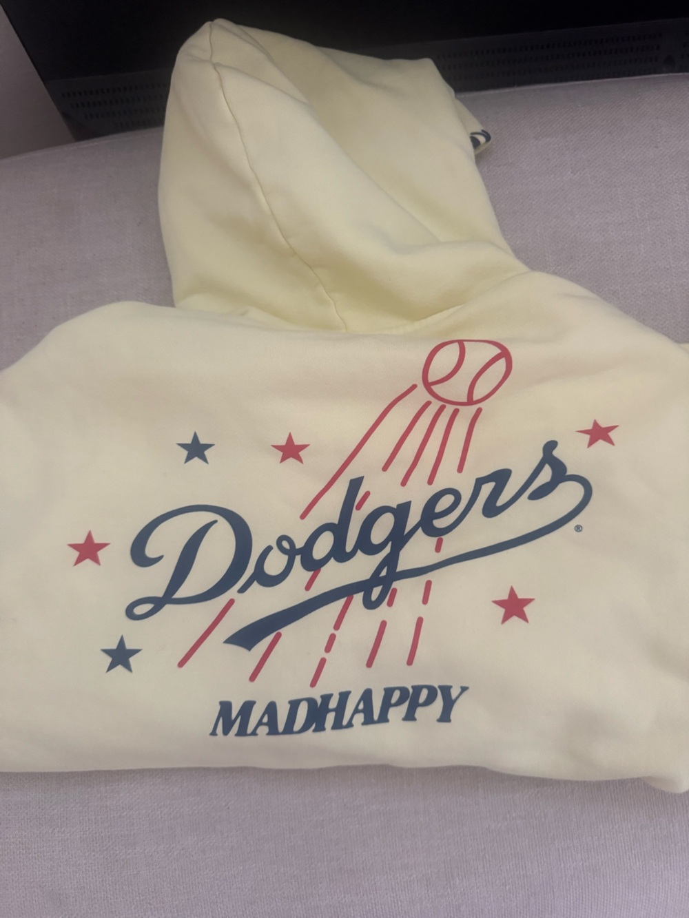 Madhappy Dodgers Yellow Hooded Sweatshirt - Picture 5 of 6